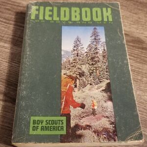 vintage boy scouting fieldbook for boys and men 1967